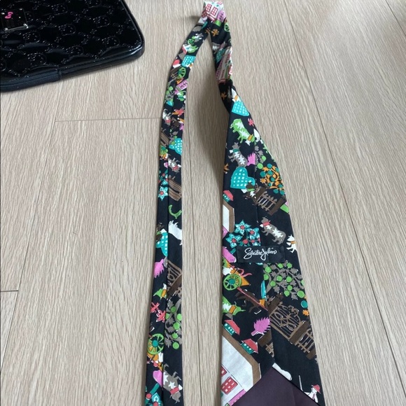 Salvatore Julian designer animal print tie - Picture 4 of 4